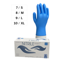 Boite de 100 gants nitrile - GLASSEO