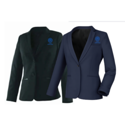 VESTE HAVANE (NOIR  ET/OU BLEU) BROD&Eacute;E JDF