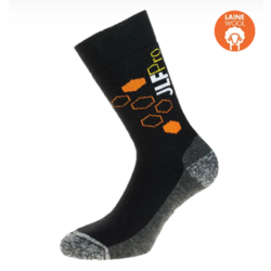 Chaussettes chaleur LOT DE 2 - 0367 noir